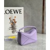 Loewe Puzzle Mini Bag In Lilas Grained Calfskin  476