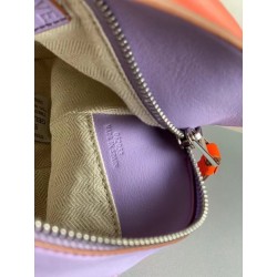 Loewe Small Puzzle Bag In Grapefruit/Mauve/Lilas Calfskin 514