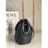 Loewe Small Balloon Bucket Bag In Black Calfskin 828