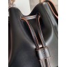 Loewe Small Balloon Bucket Bag In Black Calfskin 828