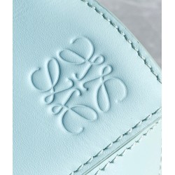 Loewe Puzzle Mini Bag In Aquamarine Satin Calfskin 365