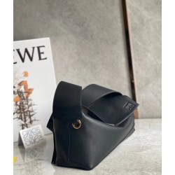 Loewe Puzzle Hobo Bag In Black Nappa Calfskin 398