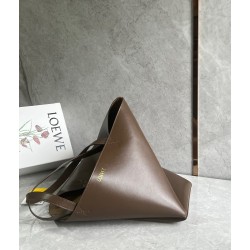 Loewe Large Puzzle Fold Tote Bag in Umber Calfskin 249