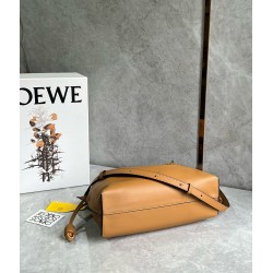 Loewe Flamenco Clutch Bag in Warm Desert Nappa Calfskin 965