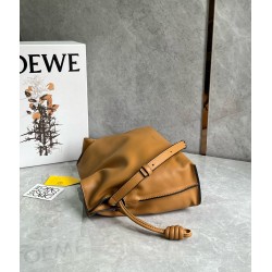 Loewe Flamenco Clutch Bag in Warm Desert Nappa Calfskin 965