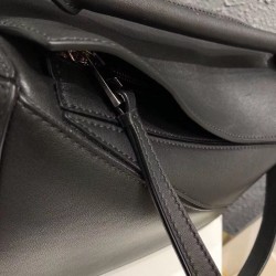 Loewe Small Puzzle Bag In Black Calfskin Leather 993