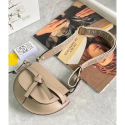 Loewe Mini Gate Dual Bag In Sand Calfskin 208