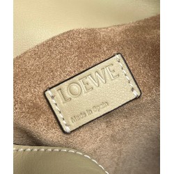 Loewe Flamenco Clutch Bag In Clay Green Calfskin 268