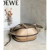 Loewe Gate Small Bag In Sand Calfskin and Jacquard 294