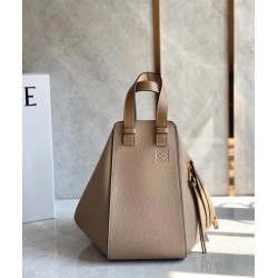 Loewe Hammock Small Bag In Sand Grained Leather 337