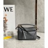 Loewe Puzzle Mini Bag In Asphalt Grey Grained Calfskin 373