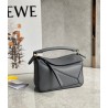 Loewe Puzzle Mini Bag In Asphalt Grey Grained Calfskin 373