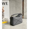 Loewe Puzzle Mini Bag In Asphalt Grey Grained Calfskin 373