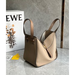 Loewe Compact Hammock Bag in Sand Grained Calfskin 394