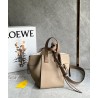 Loewe Compact Hammock Bag in Sand Grained Calfskin 394