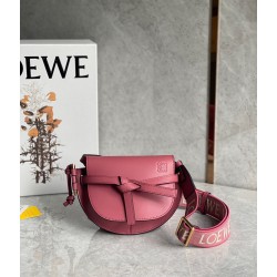 Loewe Mini Gate Dual Bag In Plumrose Calfskin 429