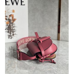 Loewe Mini Gate Dual Bag In Plumrose Calfskin 429