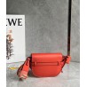 Loewe Gate Dual Mini Bag in Sunrise Orange Calfskin 518