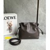 Loewe Flamenco Clutch Bag in Chocolate Nappa Calfskin 548