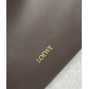 Loewe Flamenco Clutch Bag in Chocolate Nappa Calfskin 548