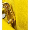 Loewe Flamenco Nano Clutch In Yellow Nappa Leather 607