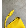 Loewe Flamenco Nano Clutch In Yellow Nappa Leather 607