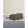 Loewe Small Puzzle Bag In Dark Taupe Grained Calfskin 686