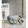 Loewe Mini Gate Dual Bag In Ash Grey Calfskin 773