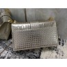 Dior 30 Montaigne Chain Bag In Metallic Gold Calfskin 555