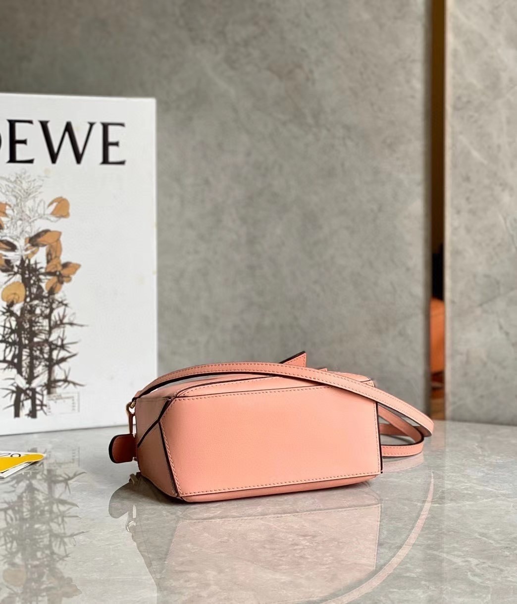 Loewe Puzzle Mini Bag In Blossom Calfskin Leather 340