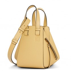 Loewe Compact Hammock Bag in Dark Butter Grained Calfskin  377