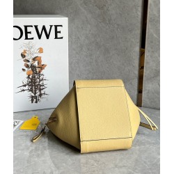 Loewe Compact Hammock Bag in Dark Butter Grained Calfskin  377