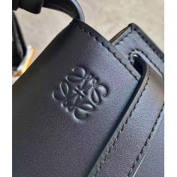 Loewe Mini Gate Dual Bag In Black Calfskin 453