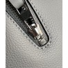 Loewe Compact Hammock Bag in Pearl Grey Grained Calfskin 484