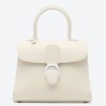 Delvaux Brillant MM Bag in Ivory Box Calf Leather 997