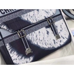 Dior Diorcamp Messenger Bag In Multicolor Tie Embroidery 594