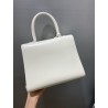 Delvaux Brillant MM Bag in Ivory Box Calf Leather 997