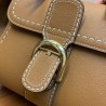 Delvaux Brillant PM Surpique Bag in Brown Rodeo Calf Leather 042