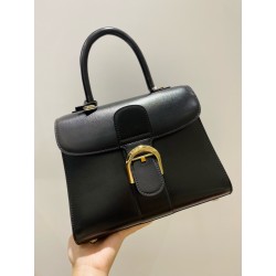 Delvaux Brillant PM Bag in Black Box Calf Leather 587