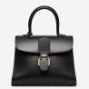 Delvaux Brillant MM Bag in Black Box Calf Leather 625