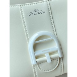 Delvaux Brillant Mini Bag in Ivory Box Calf Leather 654