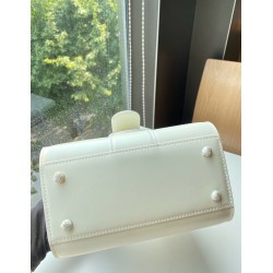 Delvaux Brillant Mini Bag in Ivory Box Calf Leather 654