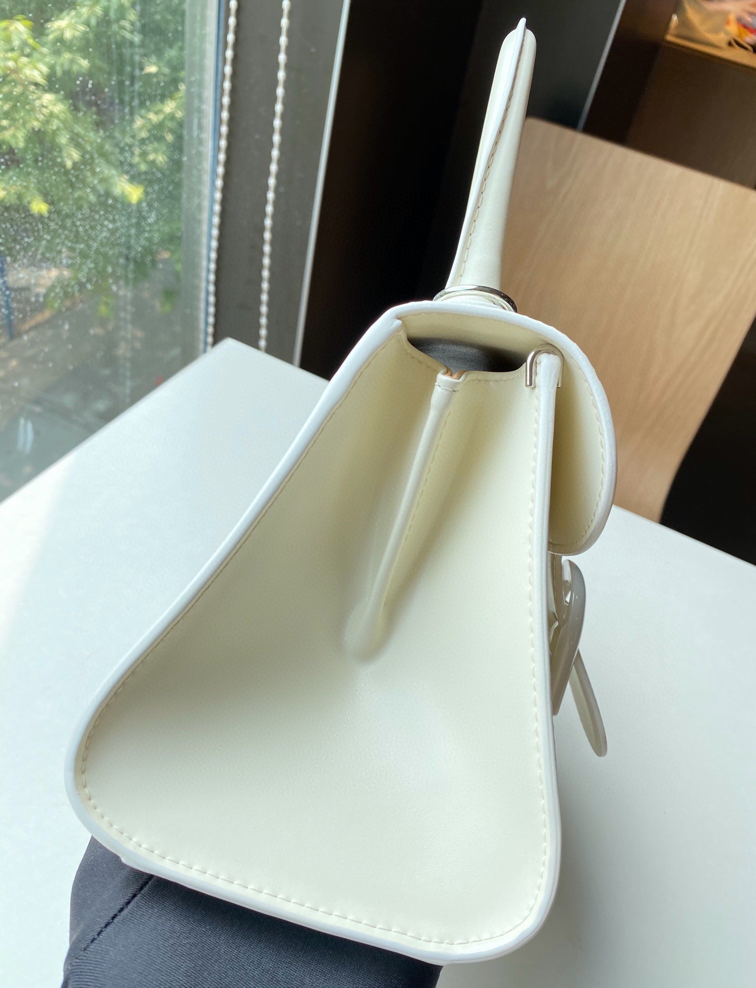 Delvaux Brillant Mini Bag in Ivory Box Calf Leather 654