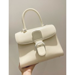 Delvaux Brillant PM Bag in Ivory Box Calf Leather 685