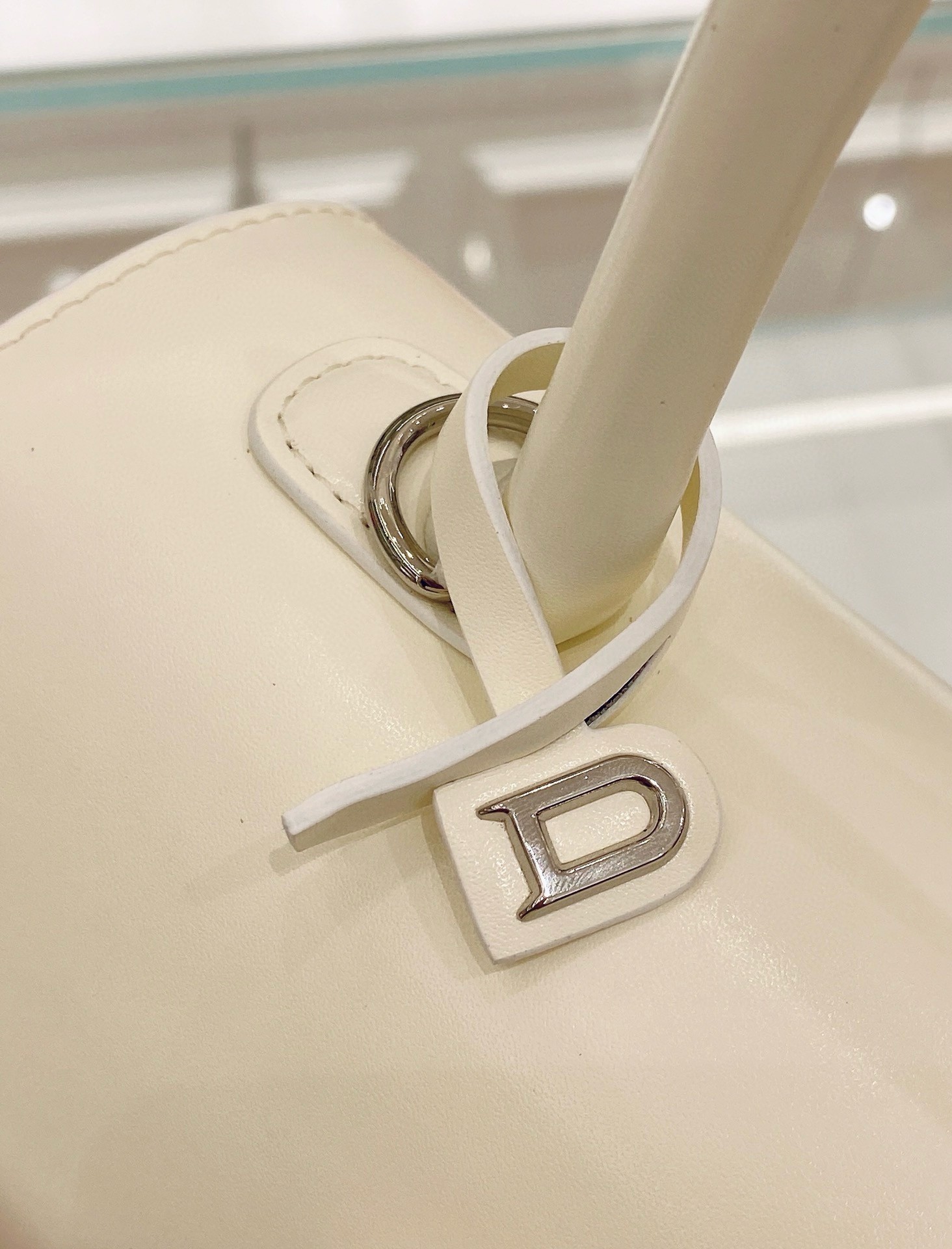 Delvaux Brillant PM Bag in Ivory Box Calf Leather 685