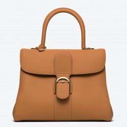 Delvaux Brillant MM Bag in Brown Rodeo Calf Leather 753