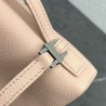 Loro Piana Extra Pocket Pouch L19 in Pink Grained Leather 097