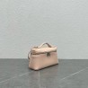 Loro Piana Extra Pocket Pouch L19 in Pink Grained Leather 097