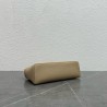 Loro Piana Extra Pocket Pouch L19 in Beige Grained Leather 795