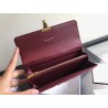 Dior DiorAddict Continental Wallet In Bordeaux Lambskin 935